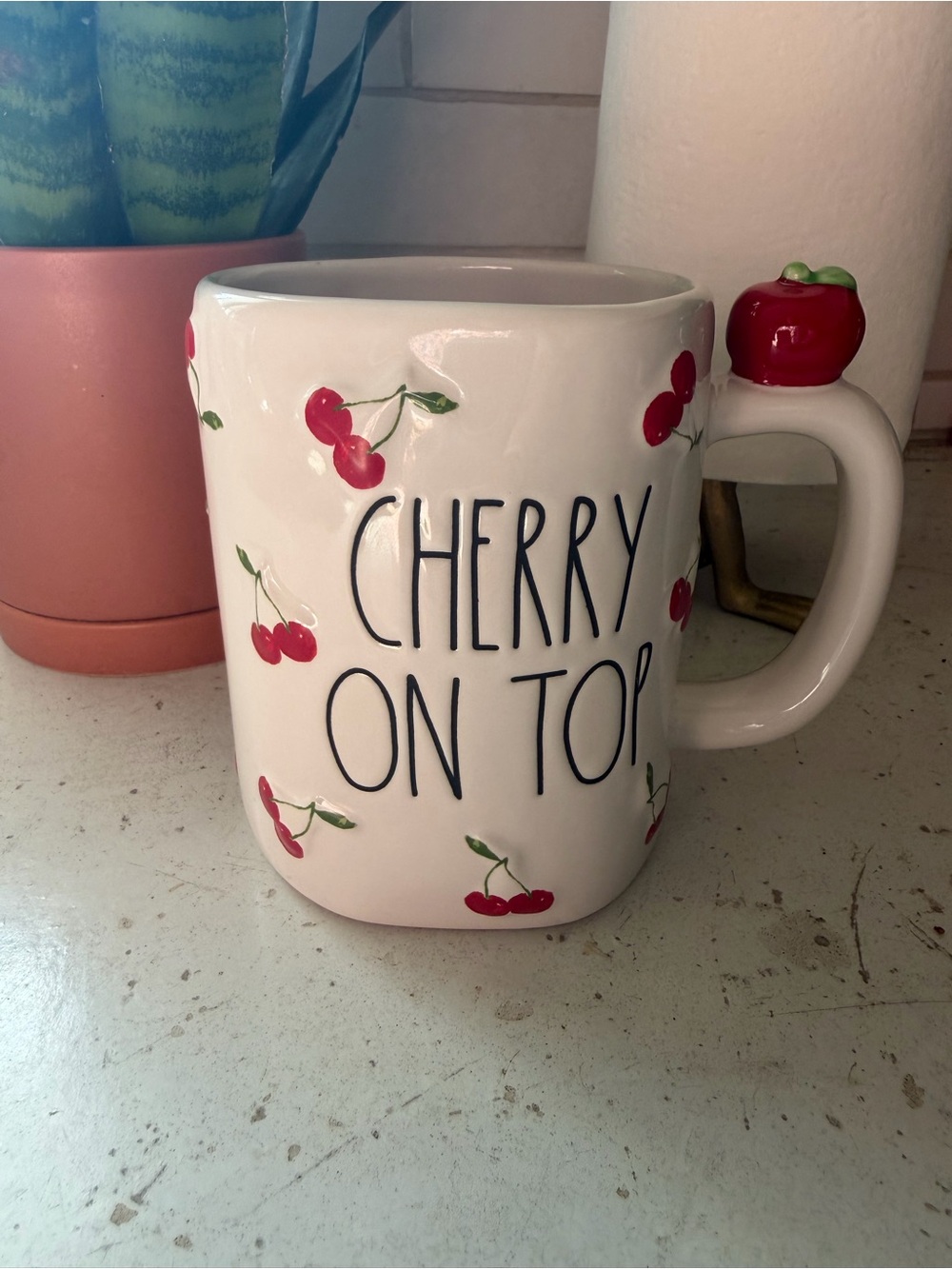 Cherry On Top Ceramic Mug - Rae Dunn